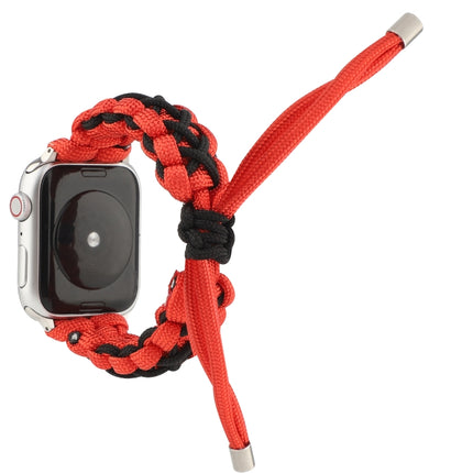 Braided Umbrella Cord Strap, For Apple Series 7 41mm / 6 & SE & 5 & 4 40mm / 3 & 2 & 1 38mm, For Apple Series 7 45mm / 6 & SE & 5 & 4 44mm / 3 & 2 & 1 42mm - DealBuddy
