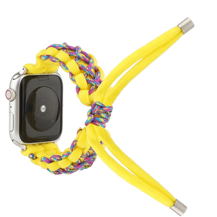 Braided Umbrella Cord Strap, For Apple Series 7 41mm / 6 & SE & 5 & 4 40mm / 3 & 2 & 1 38mm, For Apple Series 7 45mm / 6 & SE & 5 & 4 44mm / 3 & 2 & 1 42mm - DealBuddy