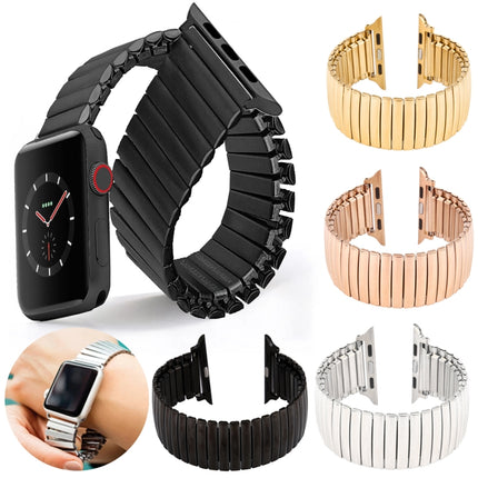 Elastic Aluminum Watchband, For Apple Watch Series 7 41mm / 6 & SE & 5 & 4 40mm / 3 & 2 & 1 38mm, For Apple Watch Series 8&7 41mm / SE 2&6&SE&5&4 40mm / 3&2&1 38mm, For Apple Watch Ultra 49mm / Series 8&7 45mm / SE 2&6&SE&5&4 44mm / 3&2&1 42mm         ... - DealBuddy