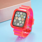 For Apple Watch Series 7 45mm / 6 & SE & 5 & 4 44mm / 3 & 2 & 1 42mm / Rose Red