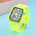 For Apple Watch Series 7 45mm / 6 & SE & 5 & 4 44mm / 3 & 2 & 1 42mm / Fluorescent Green
