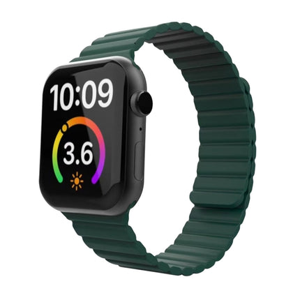 Magnetic Loop Watchband For Apple Watch Series 6 & SE & 5 & 4 40mm / 3 & 2 & 1 38mm, For Apple Watch Series 8&7 41mm / SE 2&6&SE&5&4 40mm / 3&2&1 38mm, For Apple Watch Series 7 41mm / 6 & SE & 5 & 4 40mm / 3 & 2 & 1 38mm - DealBuddy