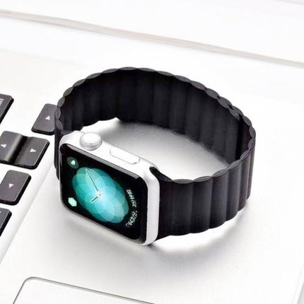 Magnetic Loop Watchband For Apple Watch Series 6 & SE & 5 & 4 40mm / 3 & 2 & 1 38mm, For Apple Watch Series 8&7 41mm / SE 2&6&SE&5&4 40mm / 3&2&1 38mm, For Apple Watch Series 7 41mm / 6 & SE & 5 & 4 40mm / 3 & 2 & 1 38mm - DealBuddy