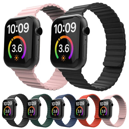 Magnetic Loop Watchband For Apple Watch Series 6 & SE & 5 & 4 40mm / 3 & 2 & 1 38mm, For Apple Watch Series 8&7 41mm / SE 2&6&SE&5&4 40mm / 3&2&1 38mm, For Apple Watch Series 7 41mm / 6 & SE & 5 & 4 40mm / 3 & 2 & 1 38mm - DealBuddy