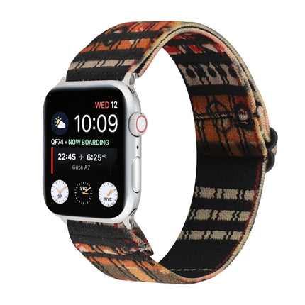 Ethnic Style Buckle Watchband For Apple Watch Series 6 & SE & 5 & 4 40mm / 3 & 2 & 1 38mm, For Apple Watch Series 7 41mm / 6 & SE & 5 & 4 40mm / 3 & 2 & 1 38mm - DealBuddy