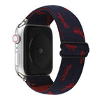 For Apple Watch Series 7 41mm / 6 & SE & 5 & 4 40mm / 3 & 2 & 1 38mm / Wine Red Blue