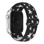 For Apple Watch Series 7 41mm / 6 & SE & 5 & 4 40mm / 3 & 2 & 1 38mm / Black White
