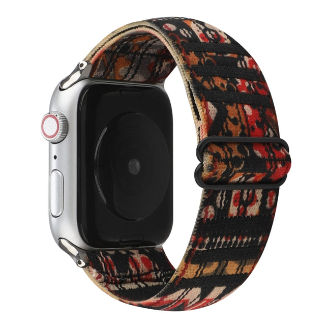 Ethnic Style Buckle Watchband For Apple Watch Series 6 & SE & 5 & 4 44mm / 3 & 2 & 1 42mm - DealBuddy