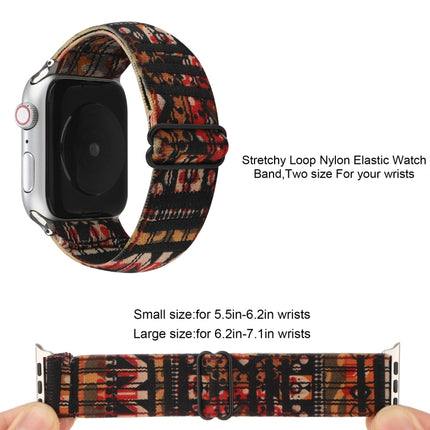 Ethnic Style Buckle Watchband For Apple Watch Series 6 & SE & 5 & 4 44mm / 3 & 2 & 1 42mm, For Apple Watch Series 7 45mm / 6 & SE & 5 & 4 44mm / 3 & 2 & 1 42mm, For Apple Watch Ultra 49mm / Series 8&7 45mm / SE 2&6&SE&5&4 44mm / 3&2&1 42mm - DealBuddy