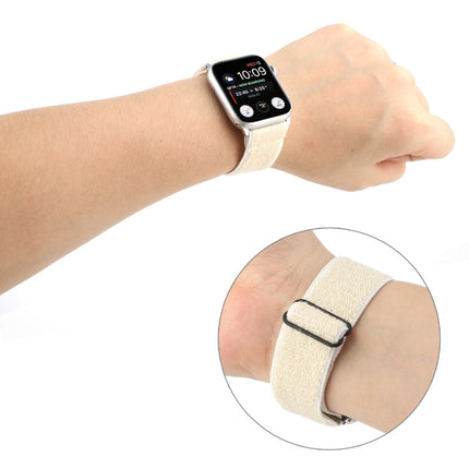 Solid Color Nylon Watchband For Apple Watch Series 6 & SE & 5 & 4 40mm / 3 & 2 & 1 38mm - DealBuddy