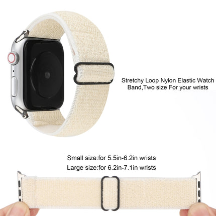 Solid Color Nylon Watchband For Apple Watch Series 6 & SE & 5 & 4 44mm / 3 & 2 & 1 42mm - DealBuddy