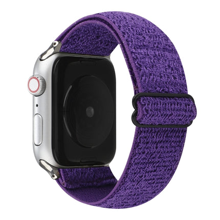 Solid Color Nylon Watchband For Apple Watch Series 6 & SE & 5 & 4 44mm / 3 & 2 & 1 42mm - DealBuddy