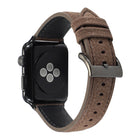 Litchi Texture Genuine Leather Watchband For Apple Watch Series 6 & SE & 5 & 4 40mm / 3 & 2 & 1 38mm - DealBuddy