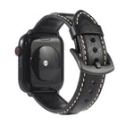 Genuine Leather Watchband For Apple Watch Series 6 & SE & 5 & 4 40mm / 3 & 2 & 1 38mm, For Apple Watch Series 7 41mm / 6 & SE & 5 & 4 40mm / 3 & 2 & 1 38mm - DealBuddy