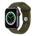 For Apple Watch Ultra 49mm / Series 8&7 45mm / SE 2&6&SE&5&4 44mm / 3&2&1 42mm / Dark Olive Green