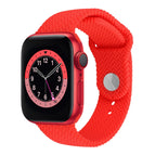For Apple Watch Series 7 45mm / 6 & SE & 5 & 4 44mm / 3 & 2 & 1 42mm / Red
