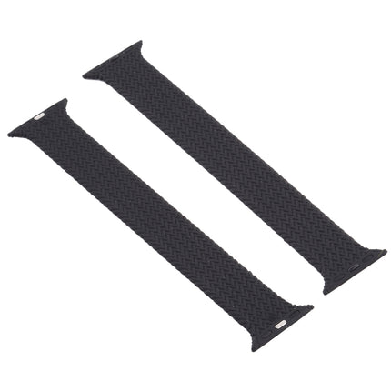 Single-turn Woven Pattern Silicone Watchband For Apple Watch Series 6 & SE & 5 & 4 40mm / 3 & 2 & 1 38mm, S, M, L - DealBuddy