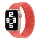 Single-turn Woven Pattern Silicone Watchband For Apple Watch Series 6 & SE & 5 & 4 40mm / 3 & 2 & 1 38mm, S, M, L - DealBuddy