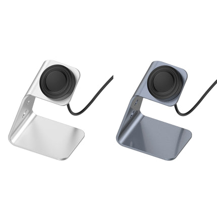 For Samsung R500 / Galaxy Watch 3 Universal Aluminum Alloy Magnetic Charger Holder with Chip Protection, Support Fast Charging