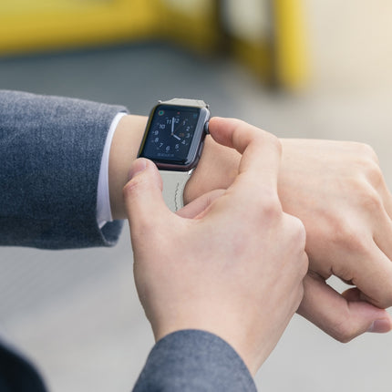 Leather Replacement Strap Watchband with Steel Button - DealBuddy