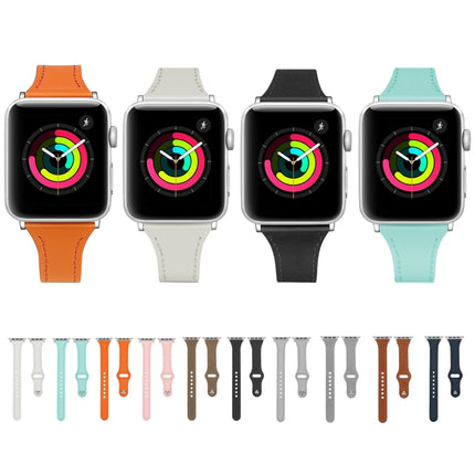 Leather Replacement Strap Watchband with Steel Button - DealBuddy