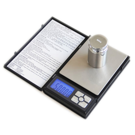 MH-1108 Notebook Shape High Precision Electronic Diamond Gold Jewelry Scale  (0.01g~500g), Excluding Batteries