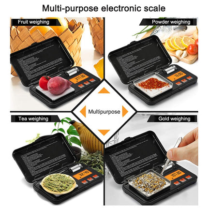 200g/0.01g High-Precision Portable Jewelry Scale  Mini Electronic Scale Precision Carat Electronic Scale