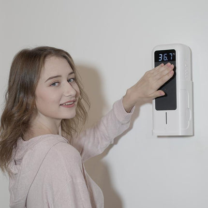 YAD-001 Infrared Thermometer + Automatic Infrared Sensor Sterilization Dispenser with Tripod Mount Holder - DealBuddy