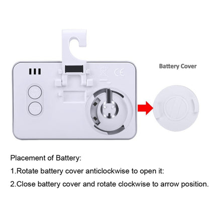 Mini Refrigerator Thermometer Digital LCD Display Freezer Temperature Meter with Hook - DealBuddy