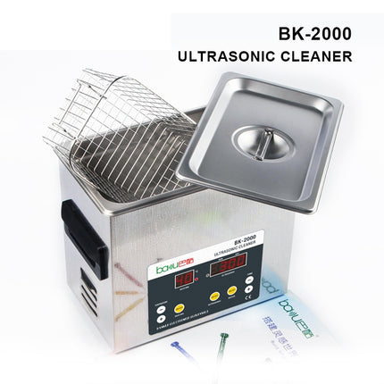 BAKU BK-2000 120W 3.36L LCD Display Heating Ultrasonic Cleaner with Basket, AC 220V, EU Plug - DealBuddy