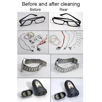 BAKU BK-3550 35W / 50W Adjustable 0.8L LCD Display Ultrasonic Cleaner, AC 220V, EU Plug - DealBuddy