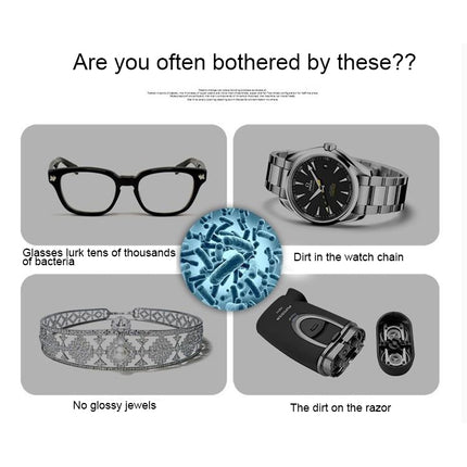 BAKU BK-3550 35W / 50W Adjustable 0.8L LCD Display Ultrasonic Cleaner, AC 220V, EU Plug - DealBuddy