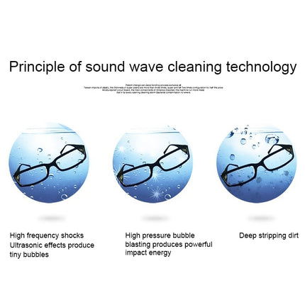 BAKU BK-3550 35W / 50W Adjustable 0.8L LCD Display Ultrasonic Cleaner, AC 220V, EU Plug - DealBuddy