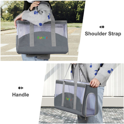 FUNADD Portable Breathable Pet Bag Outdoor Shoulder Tote Bag, Breathable Pet Bag - DealBuddy