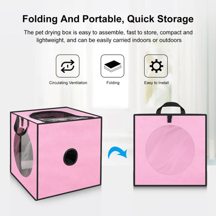 FUNADD Pet Bath Drying Box Portable Folding Dryer Cage, Suitable for Pets up to 5kg, Folding Dryer Cage - DealBuddy