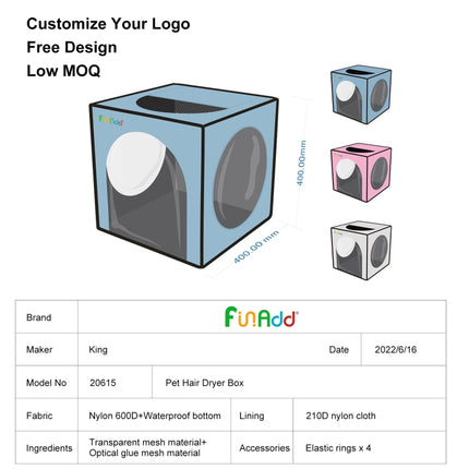 FUNADD Pet Bath Drying Box Portable Folding Dryer Cage, Suitable for Pets up to 5kg, Folding Dryer Cage - DealBuddy