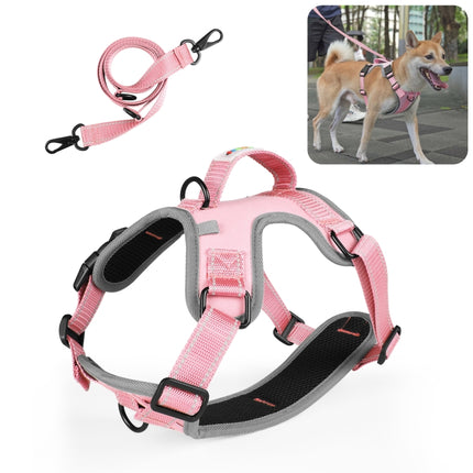 FunAdd Traction Rope Reflective Breathable Nylon Pet Vest Dog Harness, Size: M, Size: M - DealBuddy