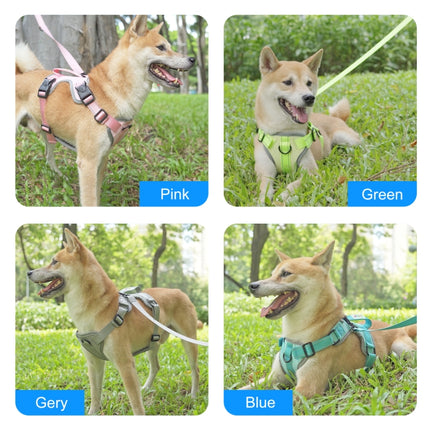 FunAdd Traction Rope Reflective Breathable Nylon Pet Vest Dog Harness, Size: M, Size: M - DealBuddy