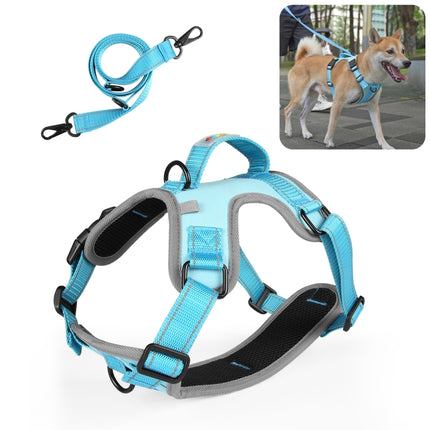 FunAdd Traction Rope Reflective Breathable Nylon Pet Vest Dog Harness, Size: M, Size: M - DealBuddy