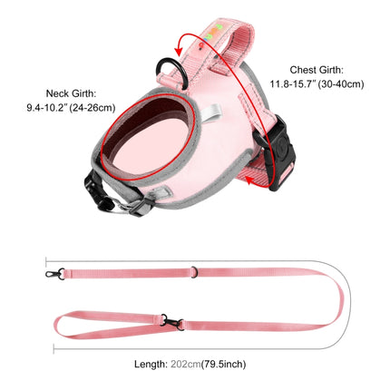 FunAdd Traction Rope Reflective Breathable Nylon Pet Vest Dog Harness, Size: S, Size: S - DealBuddy