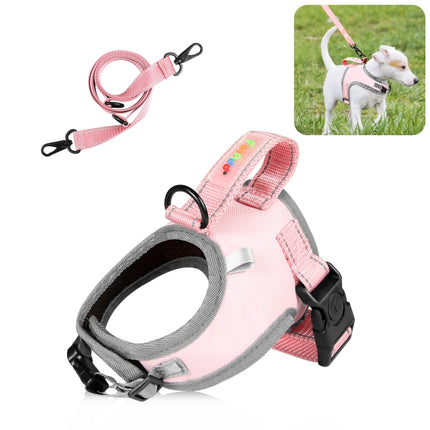 FunAdd Traction Rope Reflective Breathable Nylon Pet Vest Dog Harness, Size: S, Size: S - DealBuddy