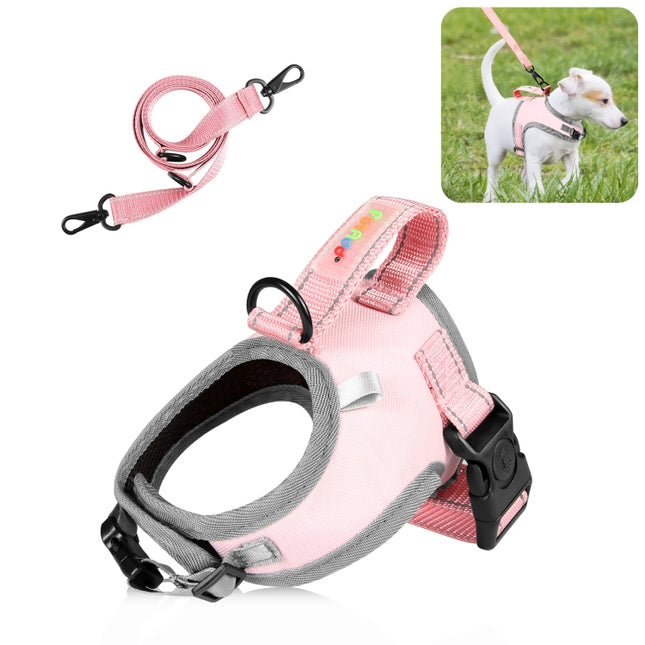 FunAdd Traction Rope Reflective Breathable Nylon Pet Vest Dog Harness, Size: S, Size: S - DealBuddy