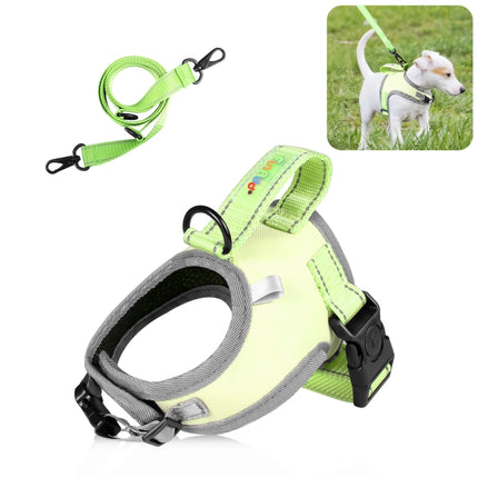 FunAdd Traction Rope Reflective Breathable Nylon Pet Vest Dog Harness, Size: S, Size: S - DealBuddy