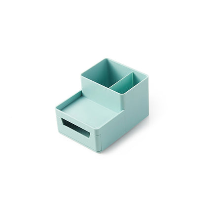Desk-top Removable Pen Holder Stationery Box Assembly File Storage Box, 0115-2 (Blue Green), 0115-2 (Grey White) - DealBuddy