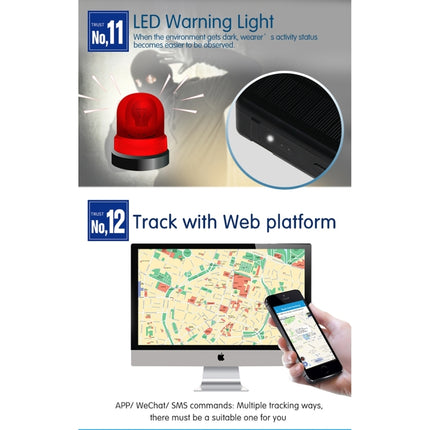 RF-V34 Sheep Cow Cattle Livestock IP67 Waterproof Solar GSM GPS WiFi Tracking without Fixed Bottom Plate, Support Voice Monitoring & Anti-remove Alarm & SOS, GPS WiFi Tracking - DealBuddy