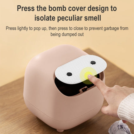 Desktop Trash Can Mini Dual-layer Push Trash Bin