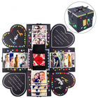 Creative DIY Handmade Photo Album Commemorative Book Surprise Explosion Gift Box, Finished + PVC Version