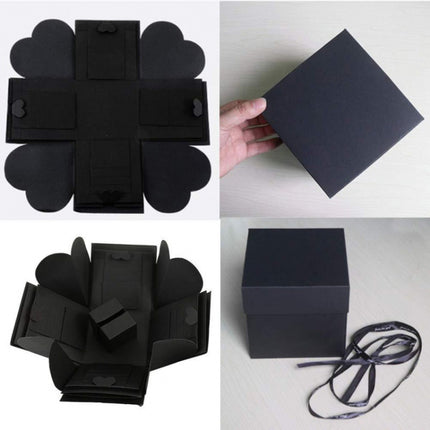 Creative DIY Handmade Photo Album Commemorative Book Surprise Explosion Gift Box, Finished + PVC Version