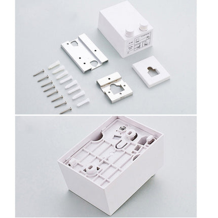 Retractable Indoor And Outdoor Clothes Wall Hanger Magic Drying Rack Balcony Bathroom Invisible Clothesline Wire Rope, Silver, White