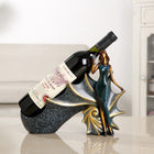 Blonde Shape Creative Red Wine Shelf Drain Rack Bottle Holder Ornament Resin Home Decoration